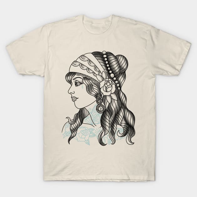 gypsy girl T-Shirt by leximages 